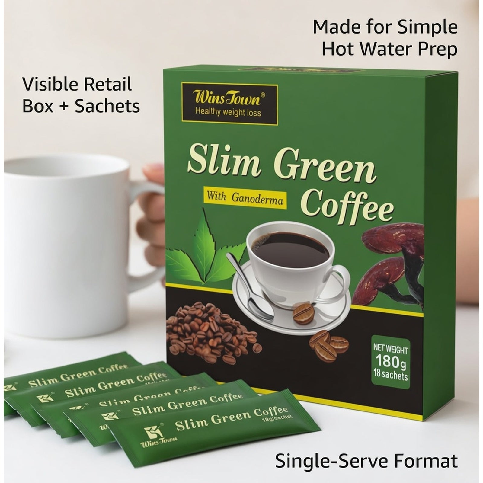 HealthTree green coffee supplement product image